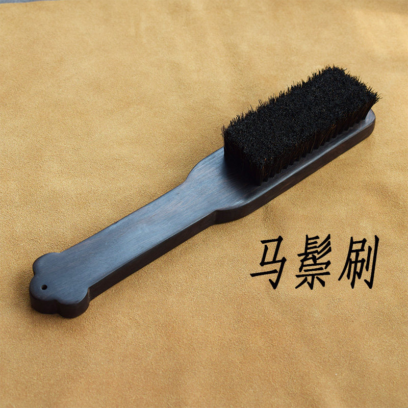 Horsetail Mane Purple Light Sandalwood Wood Play Walnut Pig Mane Brush diamond Bodhi Olive Core Cleaning Bag Berries