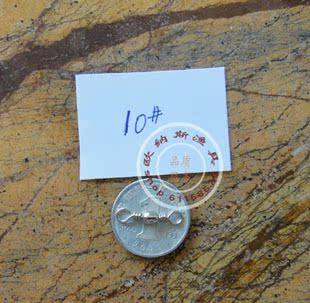 Fishing Premium Line Group Gadget small accessories Stainless Steel Corrosion Resistant High Tension Perpetual Fry 8-word swivel pin connector 12 #