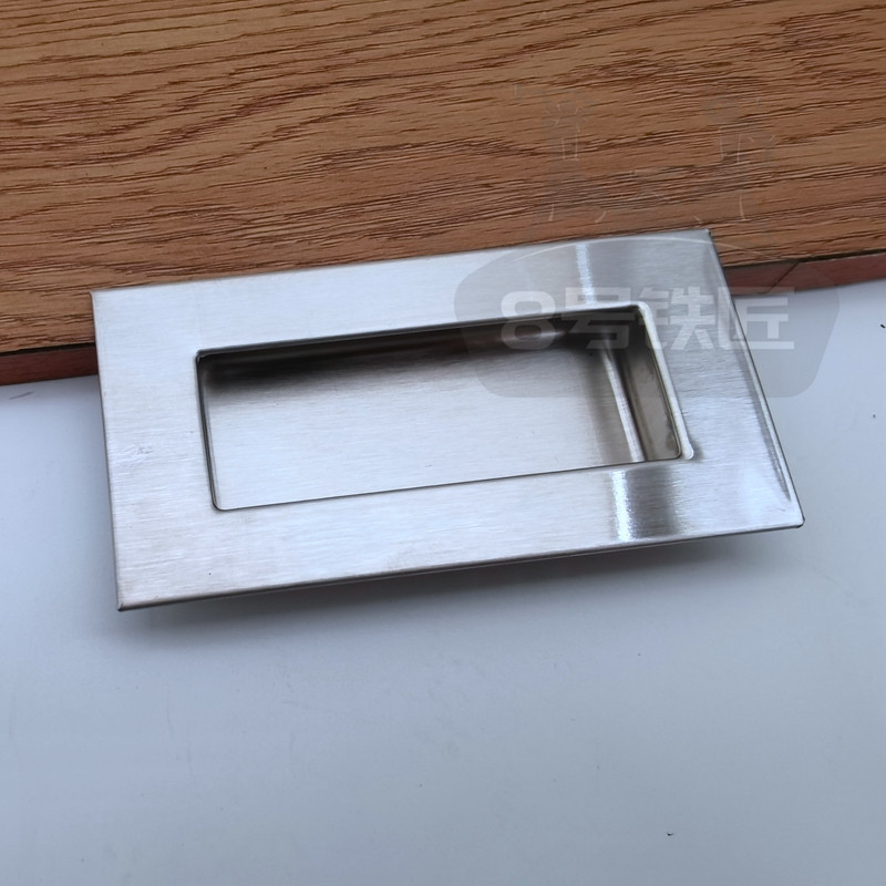 Stainless steel 304 pull handle embedded stud handle UWAUNS120 * 60 Hide embedded handle draw hand