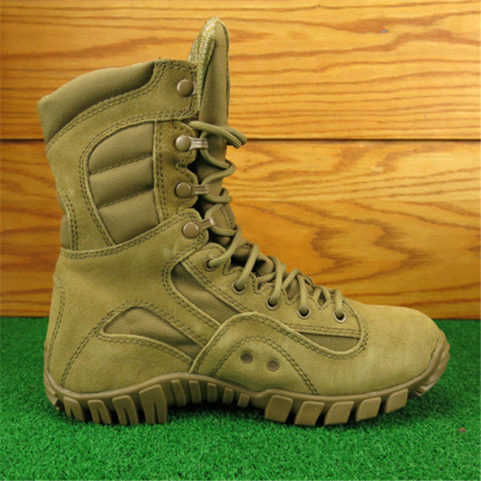 Belleville boots men's high tube Belleville combat boots men's boots leather outdoor waterproof tactical boots 550