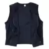 Excellent quality navy blue velvet vest velvet vest