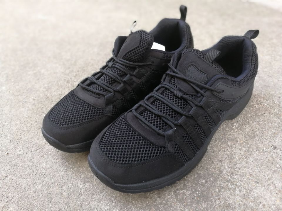  Net-cloth hiking shoes export tail single quality excellent black fashion running shoe mesh cloth breathable