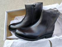 Special deal with winter leather cotton shoes tiny blemishes mens zipper cold-proof leather shoes