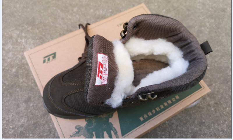 Special price wool anti-chill boot chill winter delivery warm winter olive color fur integrated wool anti-chill shoes