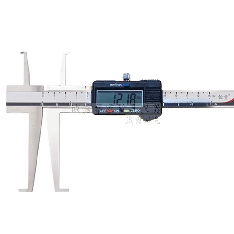 Constant digital display double-head inner groove vernier caliper 9-150mm9-200mm9-300mm double inner claw with hook head