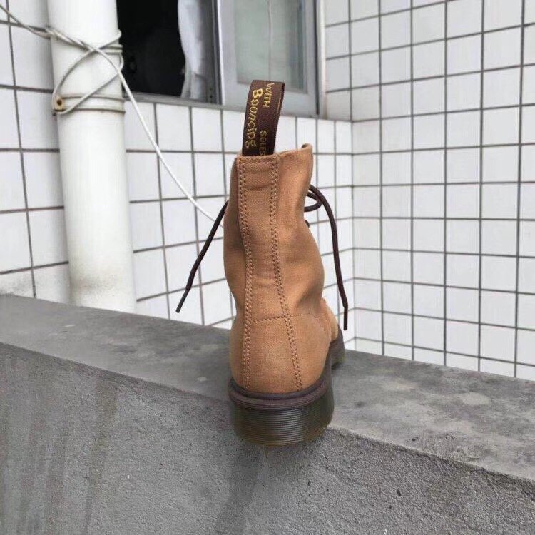 Mã móng tay 36 37 38 39 41 42 43 vải pha lê dưới cùng ngoài trời giày nữ bình thường tất cả các mùa - Khởi động ngoài trời giày martin