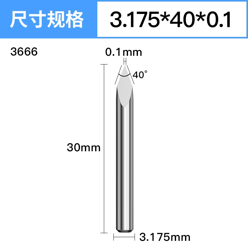 mũi khoan makita Lidiao Độ Chính Xác Cao 3.175 Dao Khắc 3 Mặt Sharp Dao 3 Mặt Ngọc Khắc Máy Công Cụ Trung Tâm Sharp dao mũi khoan kim cương mũi khoan inox 