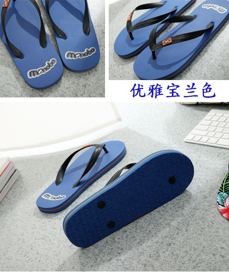 Người đàn ông thủy triều của nam giới flip-flops ladies mùa hè dép dày và dép đi trong nhà chân non-slip couple giày bãi biển phẳng