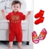 1-2 tuổi bé Tang ăn mặc ngắn tay leo jumpsuit mùa hè ingon rằm 100 tuổi váy sinh nhật bé. 