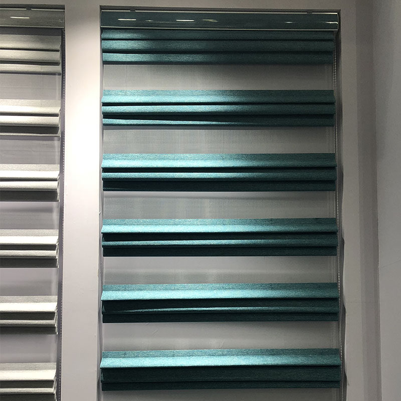 Waterproof Peacock Shade Pure Color Shading Curtain Lift Pull Curtain Romantle Fold dimming Half overdraft Balcony Make-up Room Roller Shutters