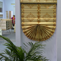 High-grade gold wire fan Louver lift roller shutter European style