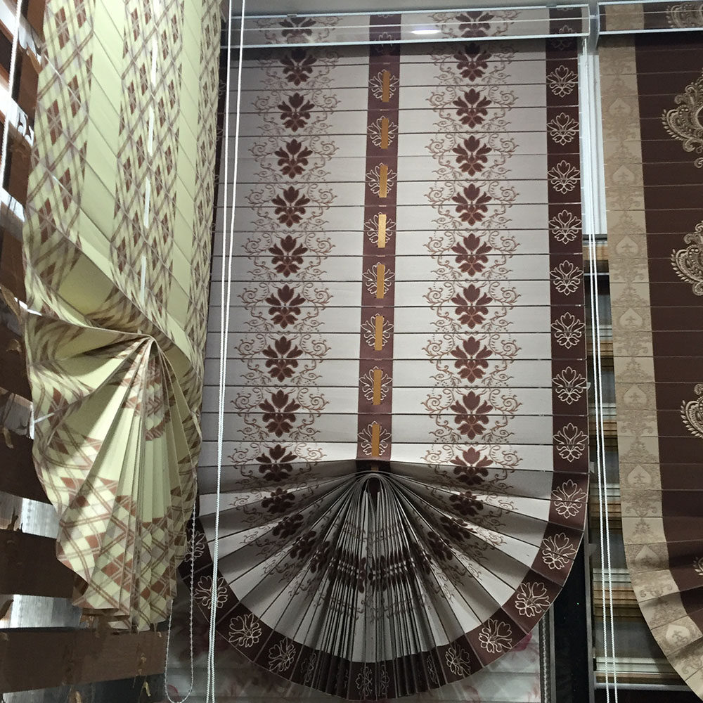 Sector roller shutter Shutter Vintage Eurostyle Lifting Pull Curtain Balcony Tea Room Bookroom Creative Curtain Custom