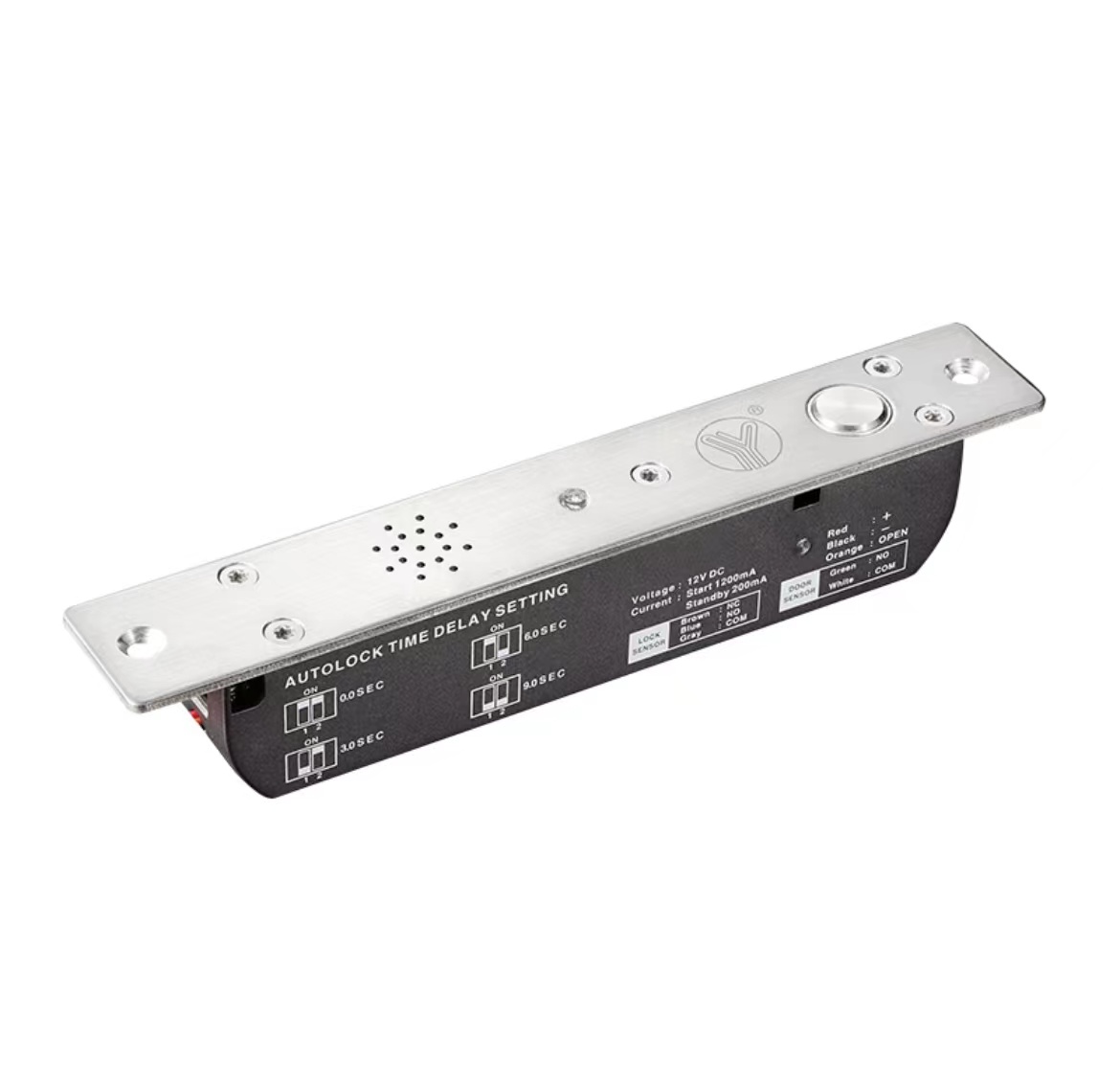 YLI YB-700A(LED)-VP stainless steel smart door control lock with voice prompt function electroplug