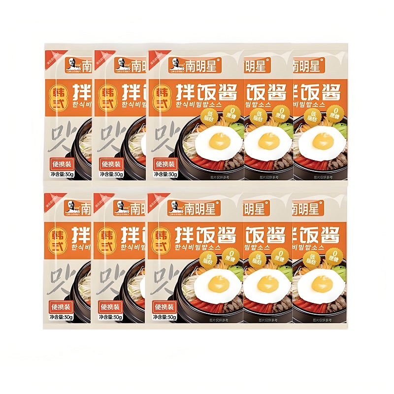 韩式拌饭酱便携装低脂0蔗糖石锅拌饭拌面辣椒酱小袋下饭调味料