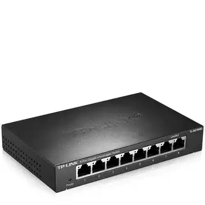 TP-LINK TL-SG1008D 8-port full Gigabit switch Iron shell network monitoring shunt hub Mini