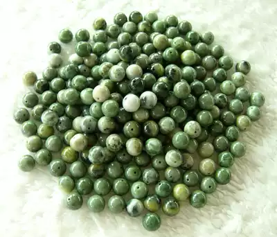 Nanyang Dushan Jade Round beads DIV Hand chain necklace Pendant chain loose round beads Nanyang Dushan Jade 16mm round beads