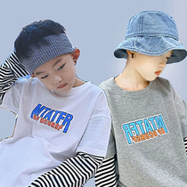 2022 spring new children's long sleeve T-shirt children's clothing boys fake two-piece jacket Korean children's clothing bottoming shirt