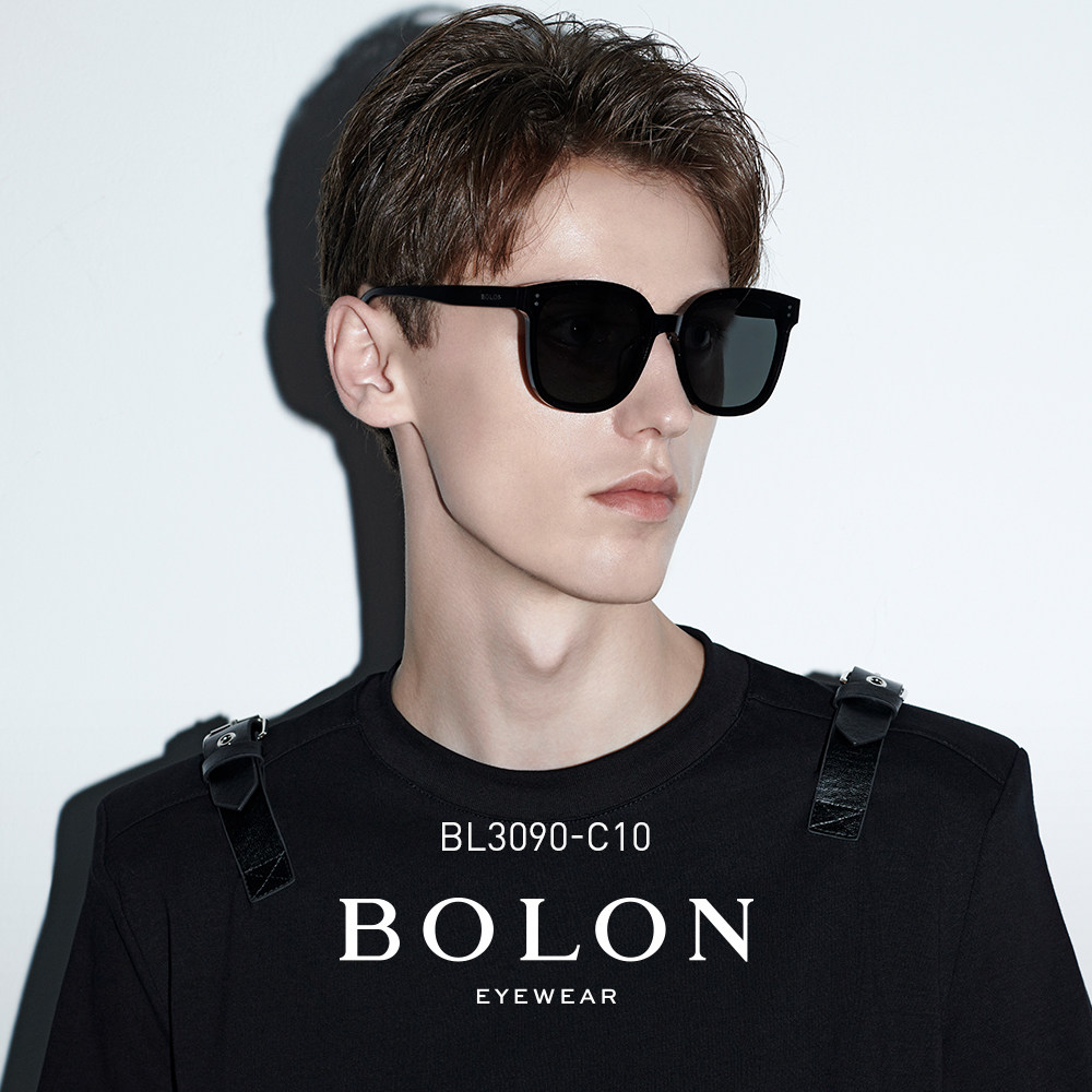 BOLON暴龙眼镜太阳镜板材百搭墨镜大框开车驾驶偏光镜男女BL3090