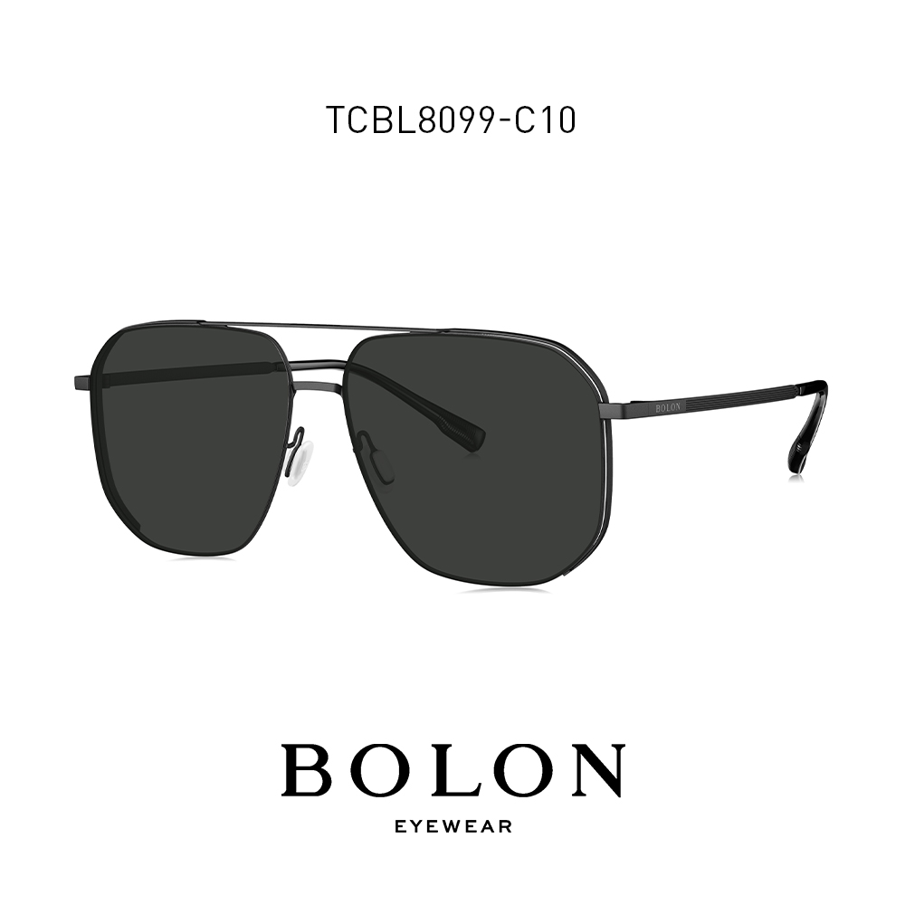 BOLON Tyrant Myopia Sunglasses 23 New pint metal Pilot driving sunglasses with degrees TCBL8099 -Taobao