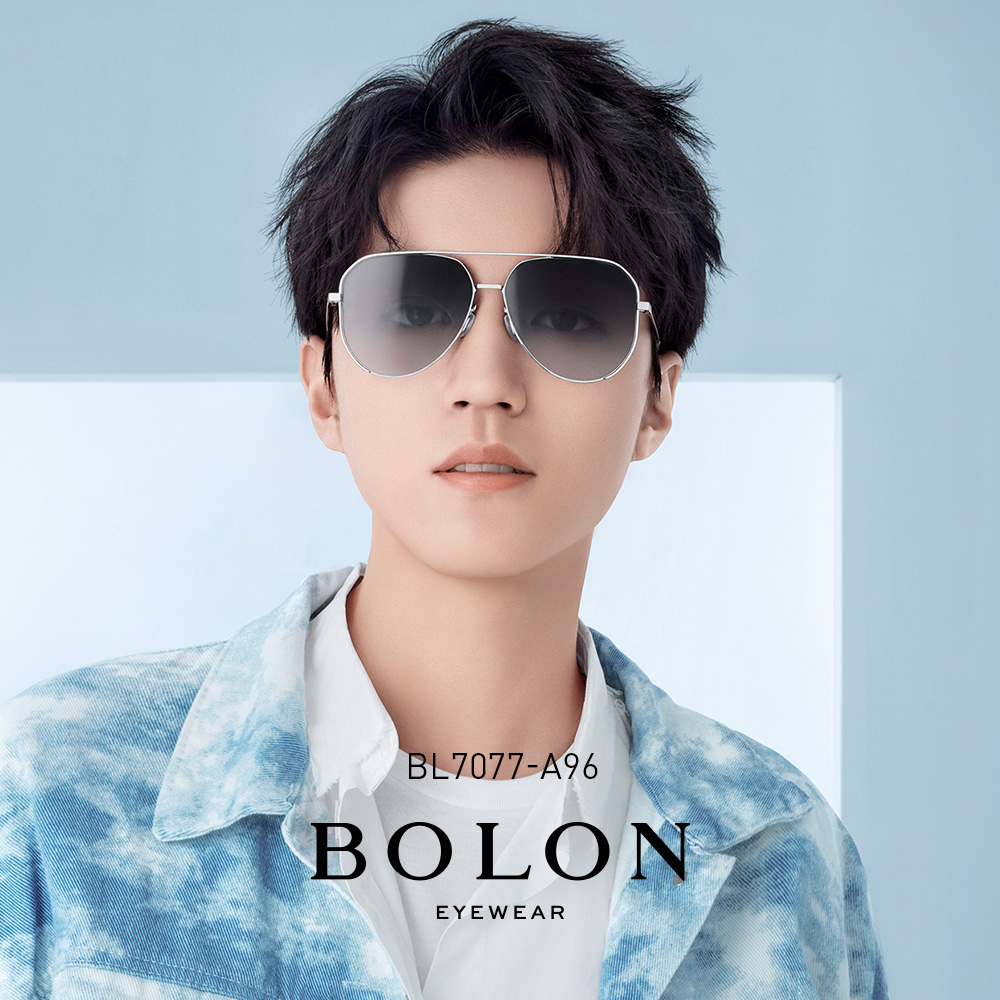 BOLON Tyrannosaurus pilot frame sunglasses Wang Junkai same sunglasses driving glasses BL7077 >BL7078