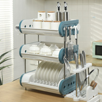 Kitchen bowl bowl chopsticks with tableware dish dish plastic bowl shelf plastic bowl cabinet household