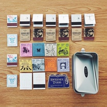  Love and peace life career red fire family bucket retro match set blessing box original gift