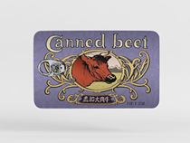  Love and peace Retro original canned beef matches Creative design gift box of 10