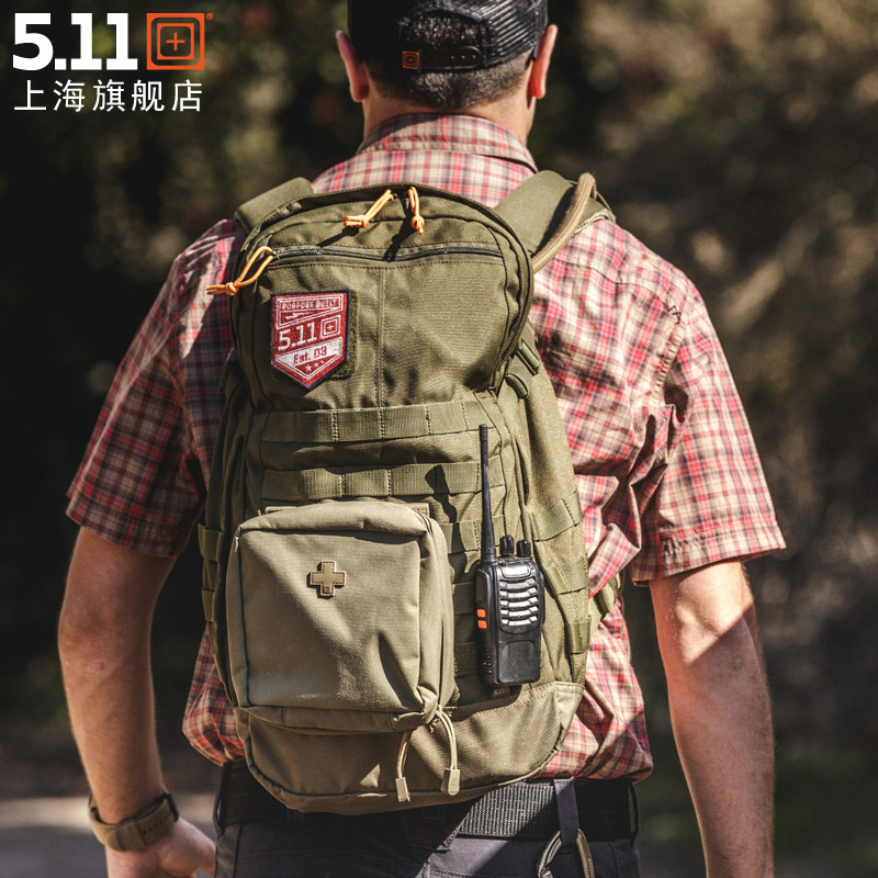 5.11 Tactical Pack Men's Multifunctional Backpack Lightweight Bag 56355 Outdoor Hiking Backpack 511 Backpack