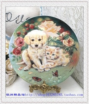 (UK) 1970s Coalport limited edition new Discover theme decorative plate