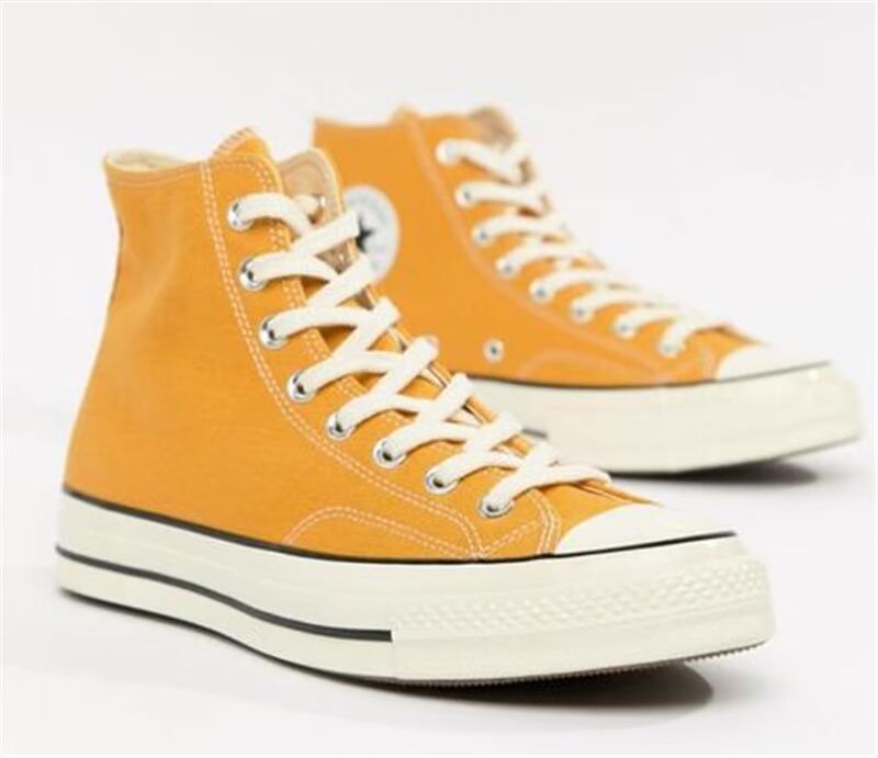 Converse Converse 1970s Samsung tiêu chuẩn màu vàng cao giúp giày nam thấp Giày nữ giày vải 162054C giày thể thao nữ giá rẻ