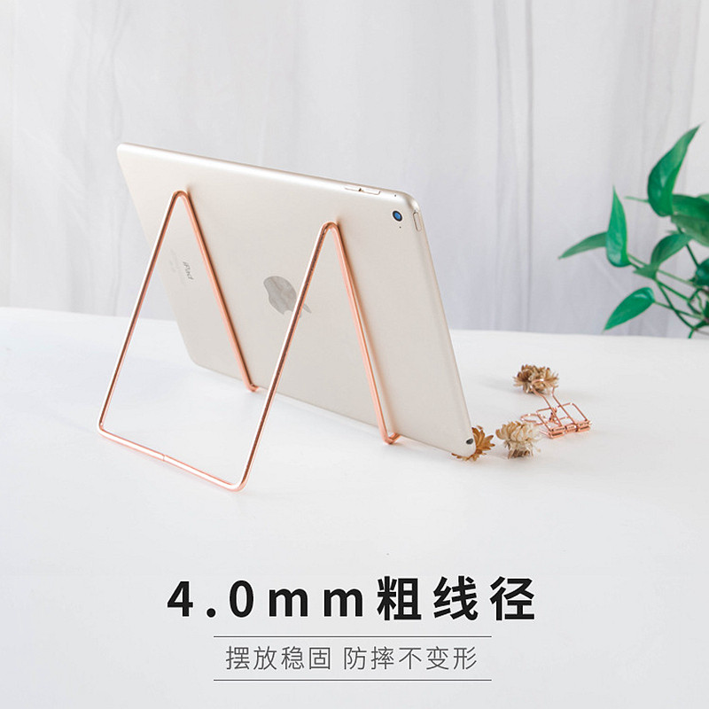 Nordic ins iron metal reading book stand simple book newspaper book holder dinner plate record album book display stand