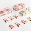 Cute clip stationery high-looking creative rose gold long tail clip small ticket holder swallowtail clip for office students