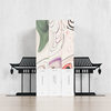 National style bookends, creative retro simple vertical bookends, metal dividers, desktop bookshelf bezels