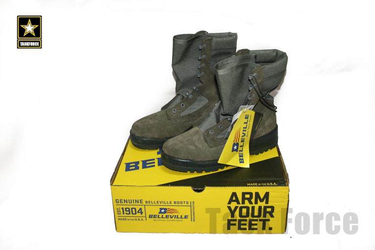 American Original Piley Belleville 600ST Grey Combat Boots Outdoor Climbing Hiking Tactical Steel Head Boots