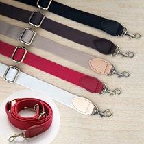 CBD037 Handmade Diy Bag Accessories 2 5cm Wide Diagonal Braces Diagonal Cross-Pack With Webbing Parquet Leather Parquet Backpack Strap