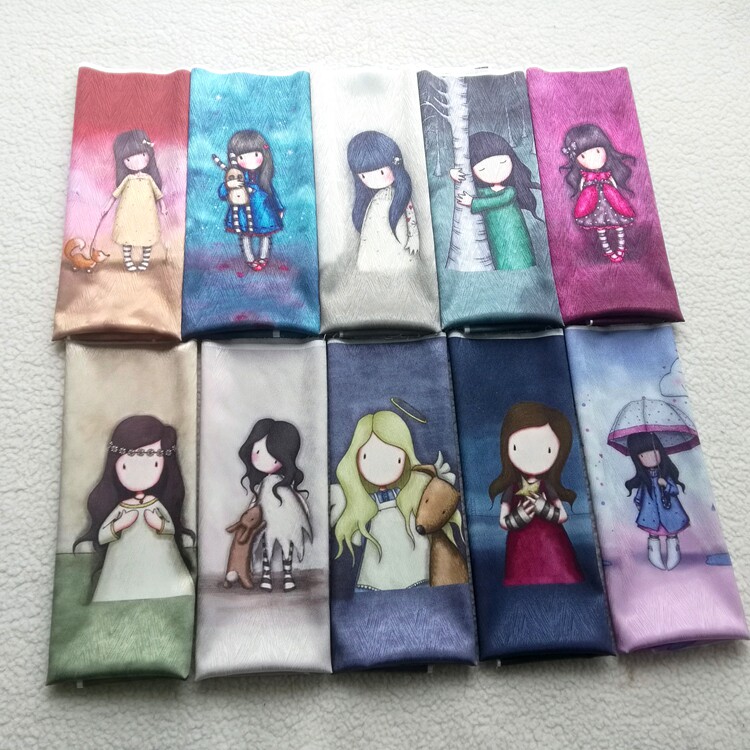 Petal Girl Location Cloth Emulation Silk Human Thread Thickened DIY cut sheet Artisanal Mouth Gold Bag Fabric 18