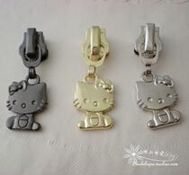 High-end metal zipped head 3 5 zipped pull head luggage dress DIY accessories accessories Kitty pull head