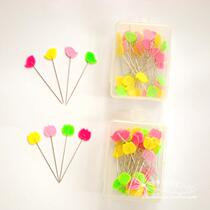 Quality Beads Needle Flowers Large Head Needle Handmade DIY Sewing Parquet Fixed Pin Color Positioning Pin