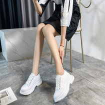 Naza with the same small white shoes women autumn 2021 New ins Joker thin cloth shoes platform shoes thick bottom father canvas shoes