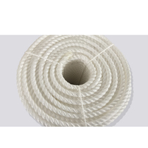 Marine cable nylon rope tent cable throwing rope breeding rope binding white three-strand polypropylene rope