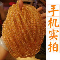 Natural yellow crystal bracelet yellow bracelet 3 laps long string to send students to girlfriends birthday gifts