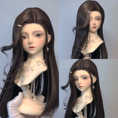 taobao agent +Term+Shimi Family+[Female Star] Sold out to show the bjd wig girl triple break -up side