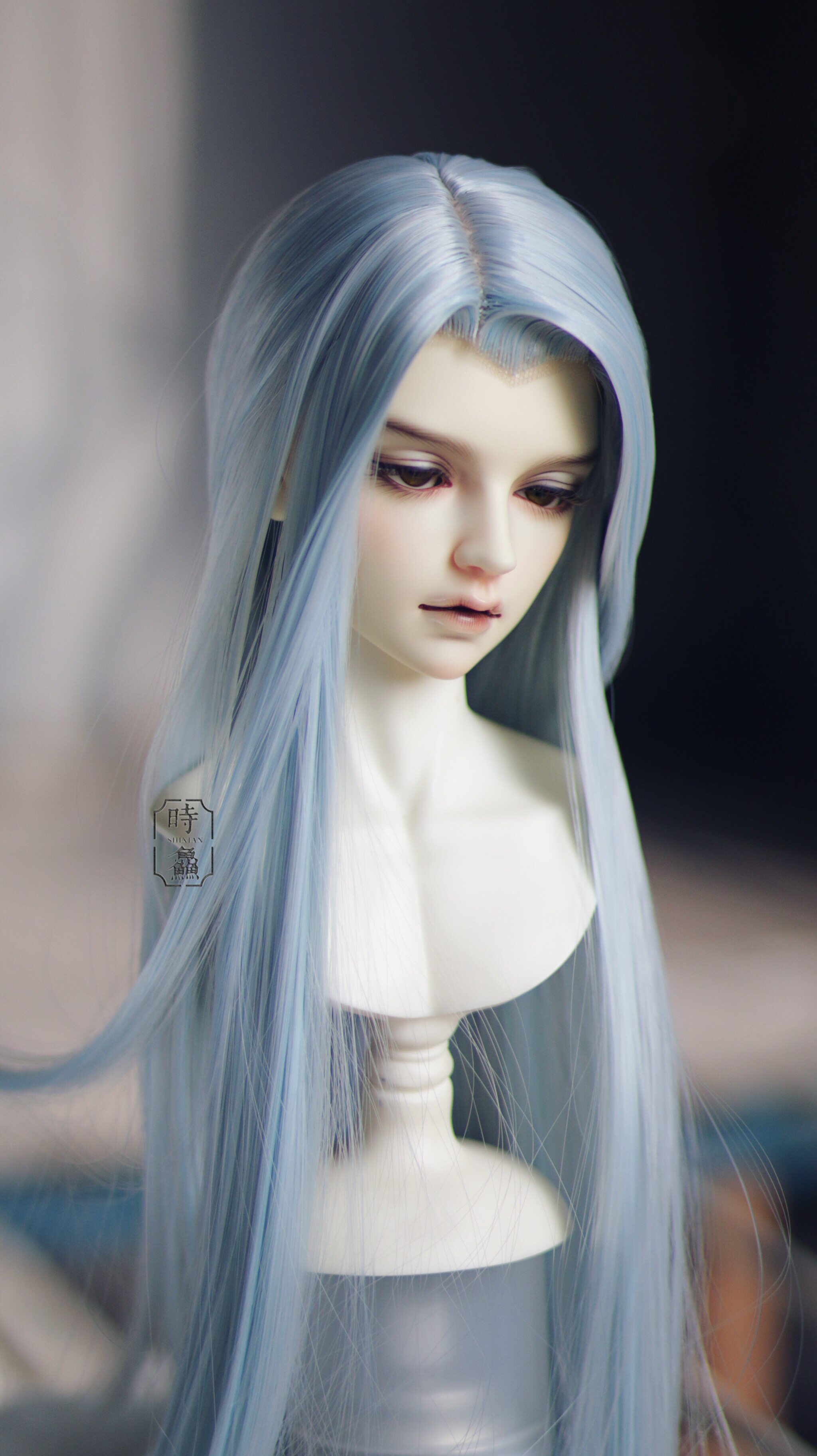 Time Homes (Bright silver-free version) bjd wigs beauty pointed 3 points uncle