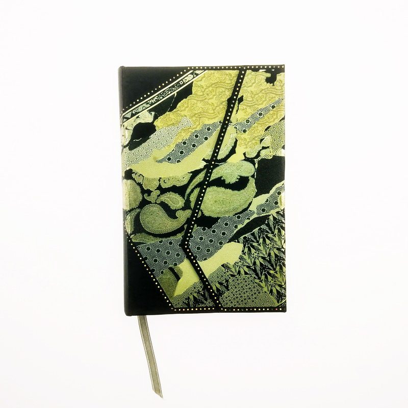 Dazzle Cover Uni-Plain Hard Leather Hardcover Magnetic Buckle Art Notebook Type D (Gold Foil)