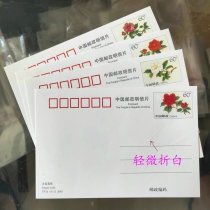 China Post special postage postcard TP24 (Camellia) fold White rare new full product