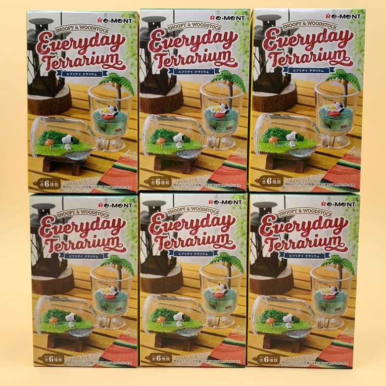 Снупи SNOOPY Scene Box Egg Seaside Holiday Series Desktop Ornaments Doll Motherland Version Blind Box