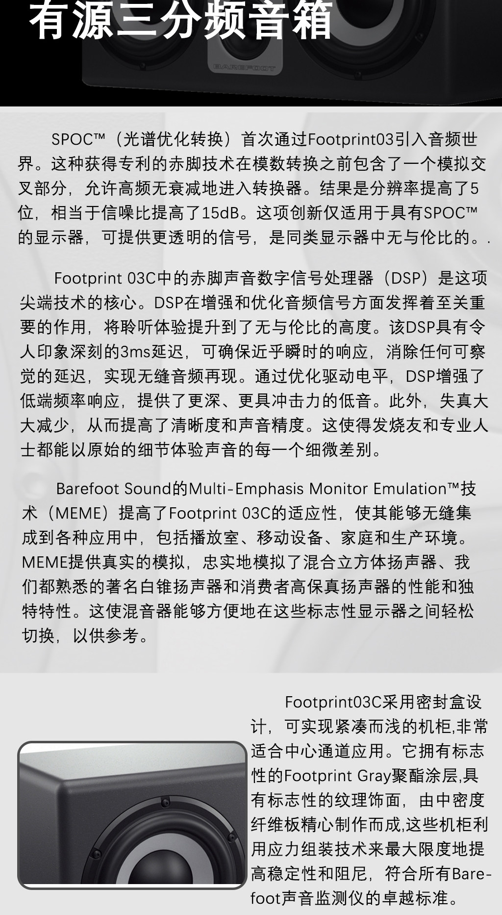 Barefoot Sound Footprint03C 1对装插图4