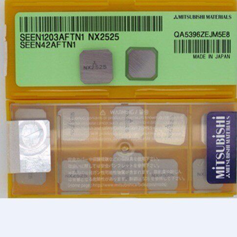 Japan Imported Metal Ceramic Tetragonal Milling Cutter Grain Blade SEEN1203AFTN1 NX2525