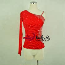 Red Phoenix High-end Morden Dance Practice Dress Jacket National Standard Waltz Practice Costume to customize the L159