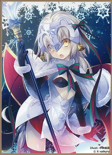 Animation sister FATE FGO Virgin De Christmas Black Joan Meeting Limited Card Set Set 2CW